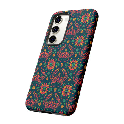 Tough Cases, Cancer, Zodiac v4, Flower Pattern