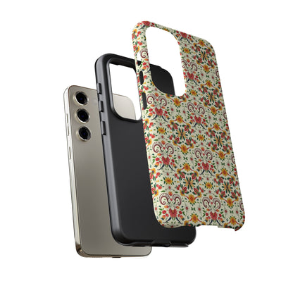 Tough Cases, Aries, Zodiac, Flower Pattern