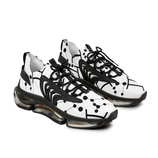 Men's Mesh Sneakers, Gemini Zodiac Sign, all over print