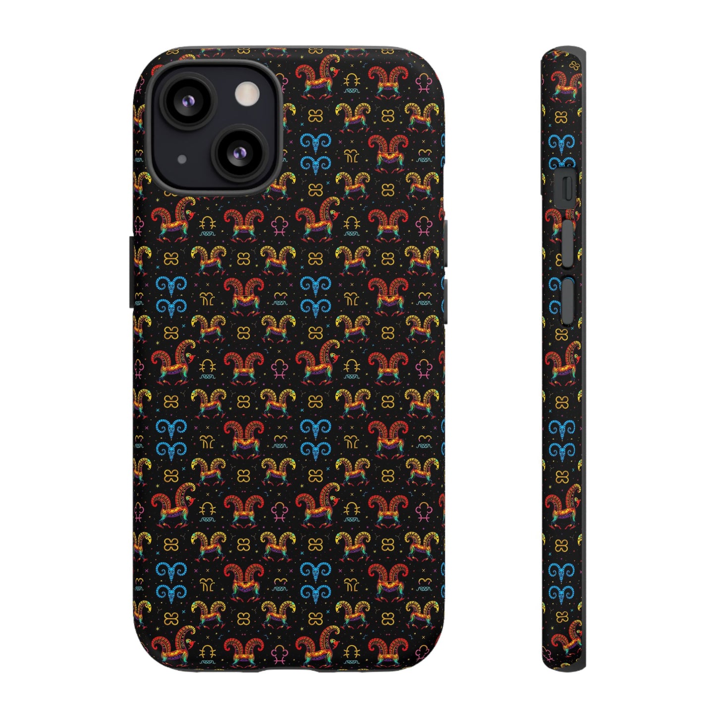 Tough Cases, Aries, Zodiac v1, Metal Pattern
