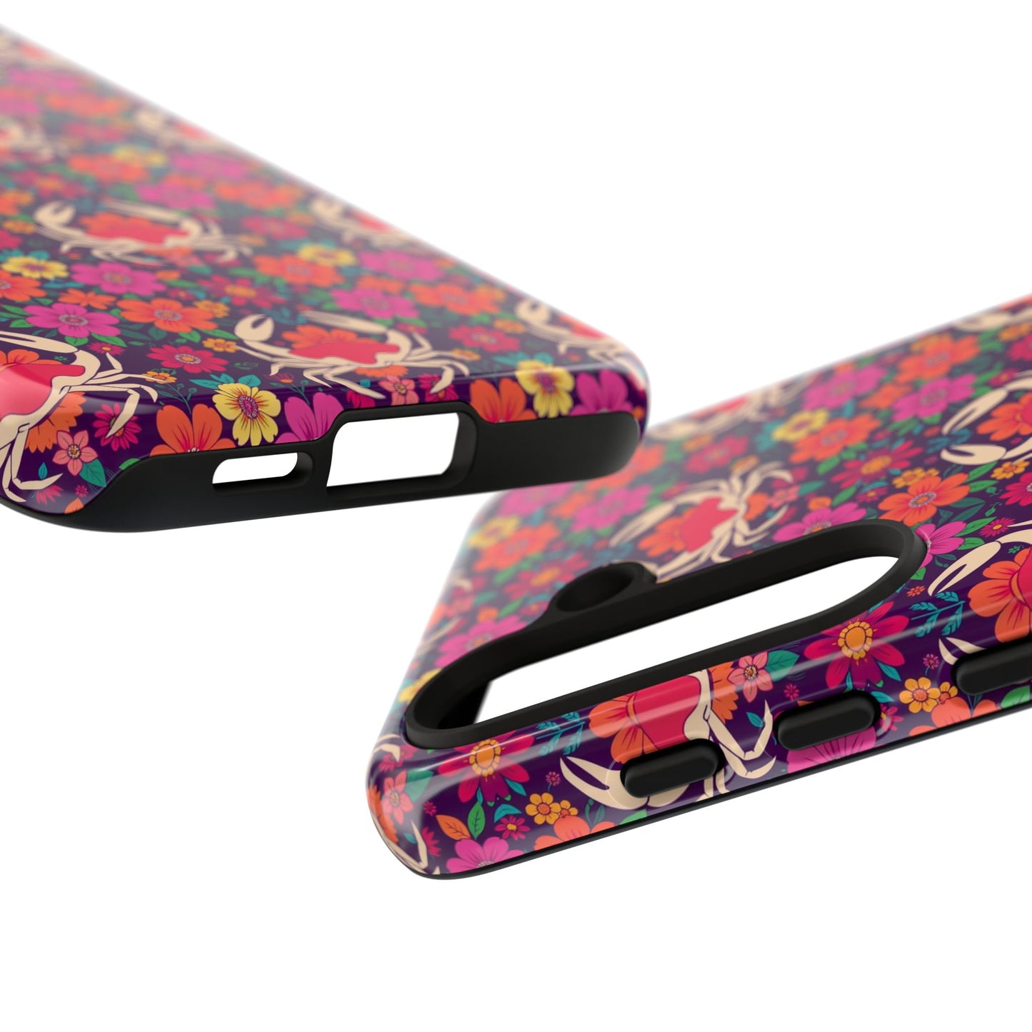 Tough Cases, Cancer, Zodiac v1, Flower Pattern