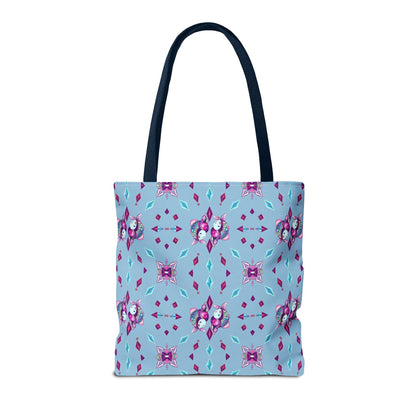 Tote Bag (AOP), Pisces, Zodiac v1, Jewel Pattern