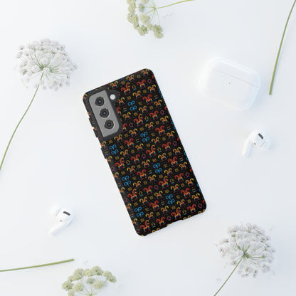 Tough Cases, Aries, Zodiac v1, Metal Pattern