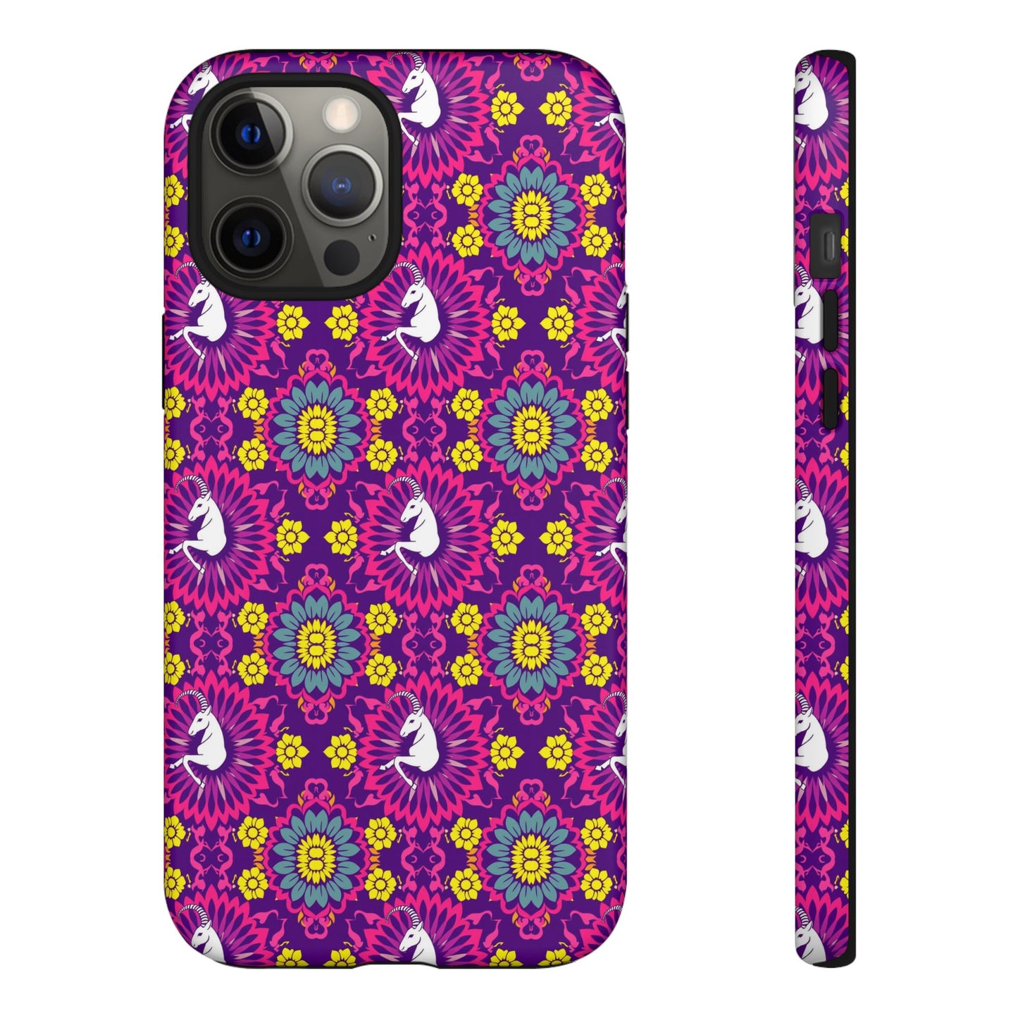 Tough Cases, Capricorn, Zodiac, Flower Pattern