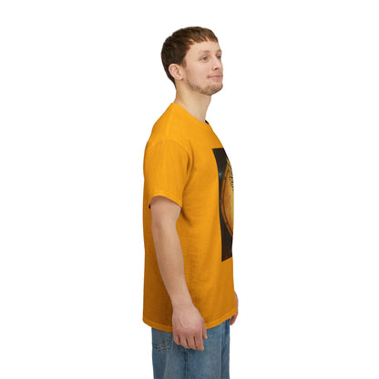Unisex Heavy Cotton T-Shirt, Angel Twin, Gemini Zodiac Design