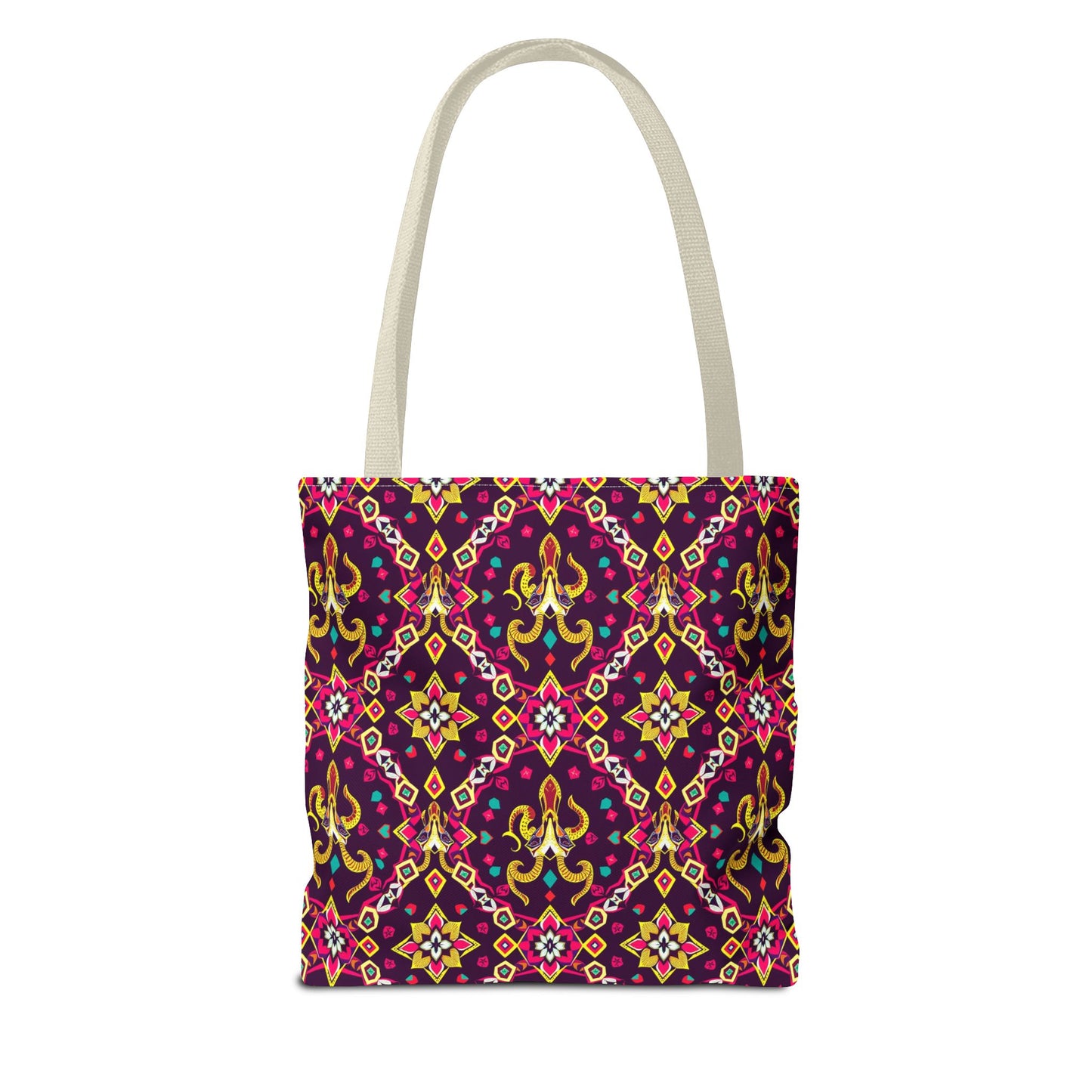 Tote Bag (AOP), Capricorn, Zodiac, Jewel Pattern