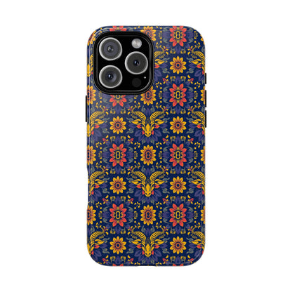 Tough Cases, Taurus, Zodiac v3, Flower Pattern