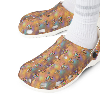 EVA Foam Rubber Shoes, (AOP), Aquarius, Zodiac v2, Pattern