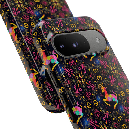 Tough Cases, Capricorn, Zodiac v2, Metal Pattern