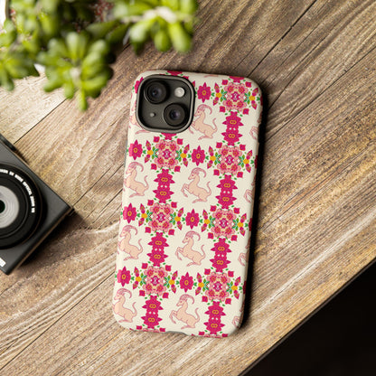 Tough Cases, Capricorn, Zodiac v3, Flower Pattern