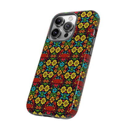 Tough Cases, Cancer, Zodiac v2, Flower Pattern