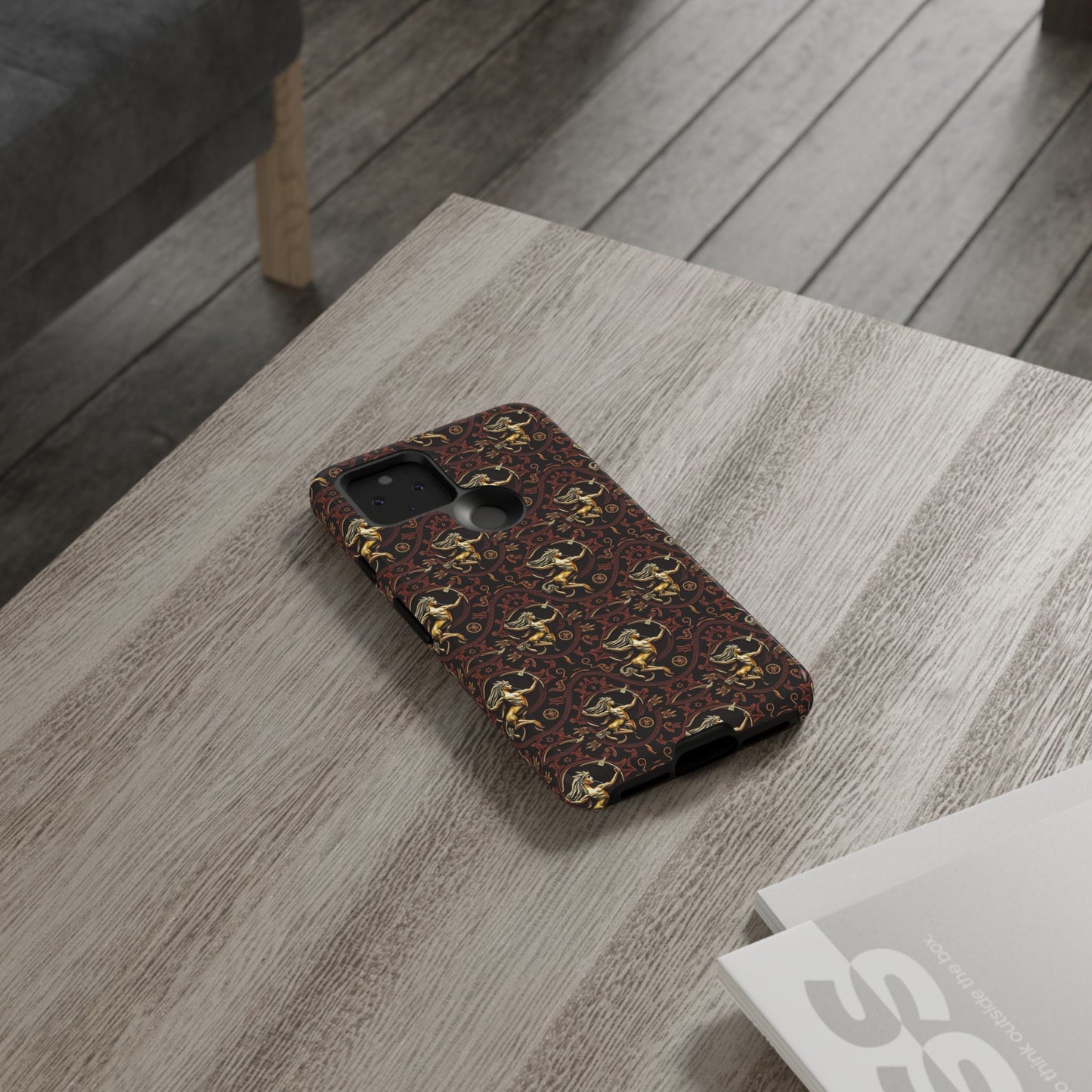 Tough Cases, Sagittarius, Zodiac, Metal Pattern