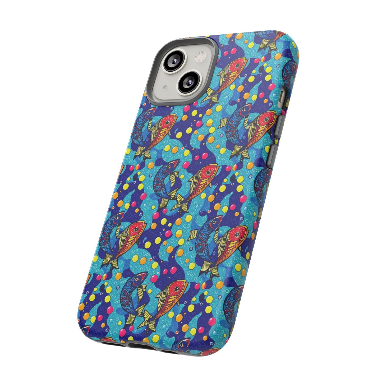 Tough Cases, Pisces, Zodiac v2, Bubble Pattern