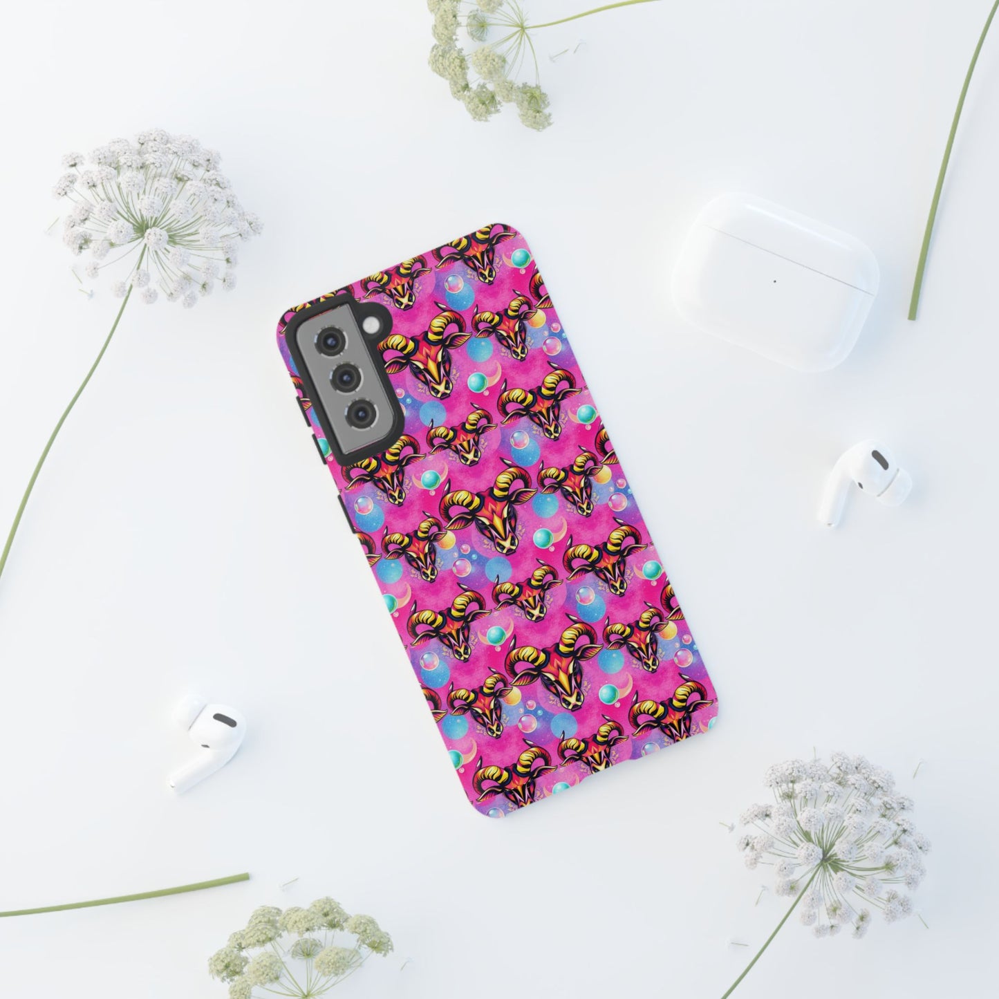 Tough Cases, Taurus, Zodiac, Bubble Pattern