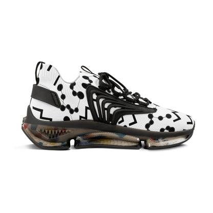 Men's Mesh Sneakers, Aquarius Zodiac Sign, all over print