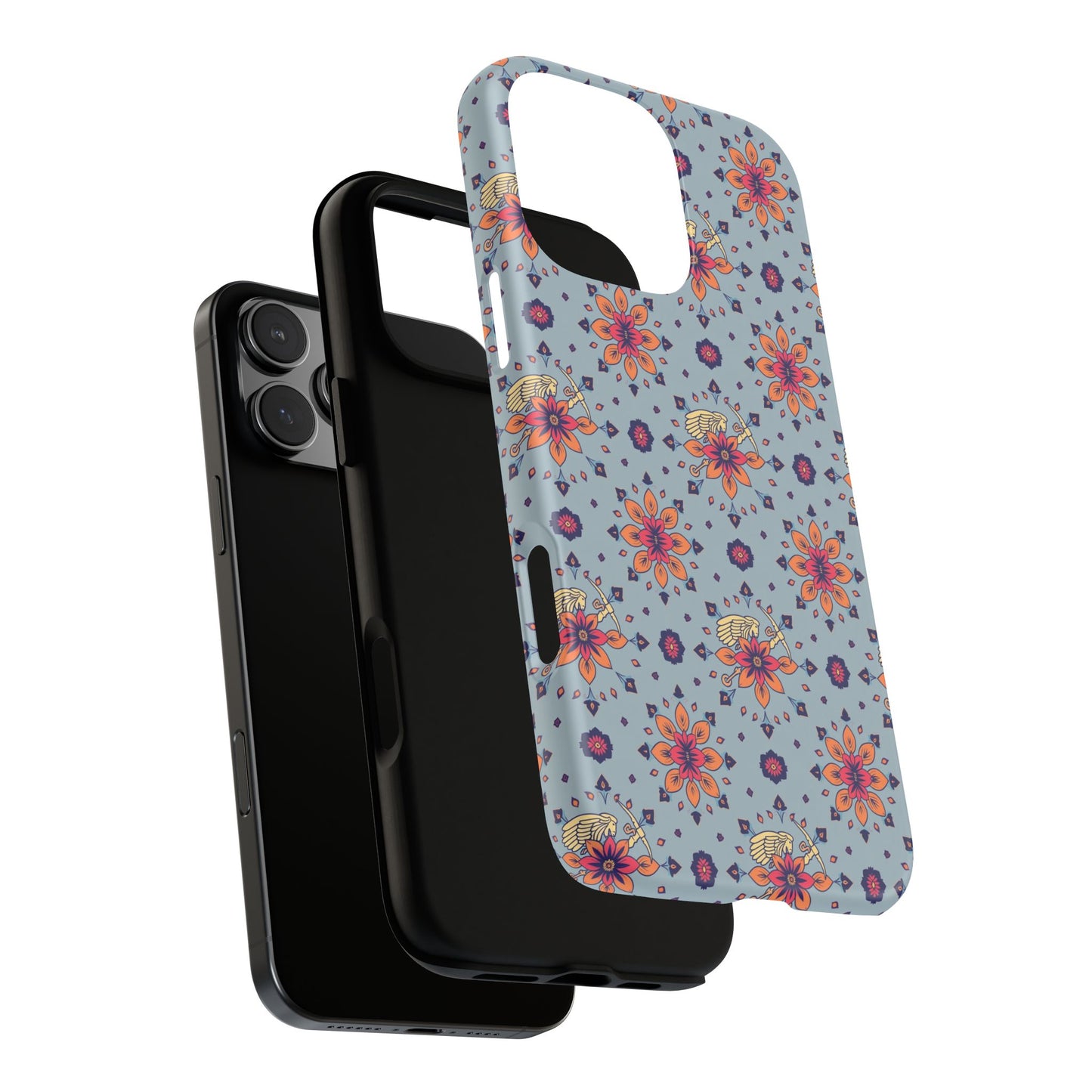 Tough Cases, Sagittarius, Zodiac v3, Flower Pattern