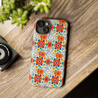 Tough Cases, Virgo, Zodiac v4, Flower Pattern