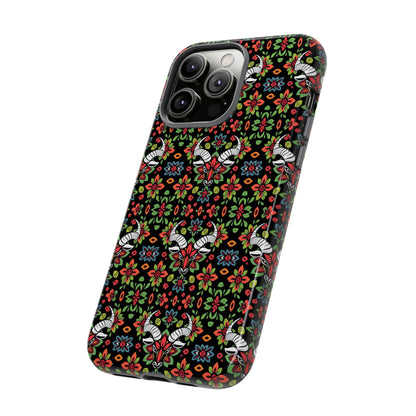 Tough Cases, Taurus, Zodiac v2, Flower Pattern
