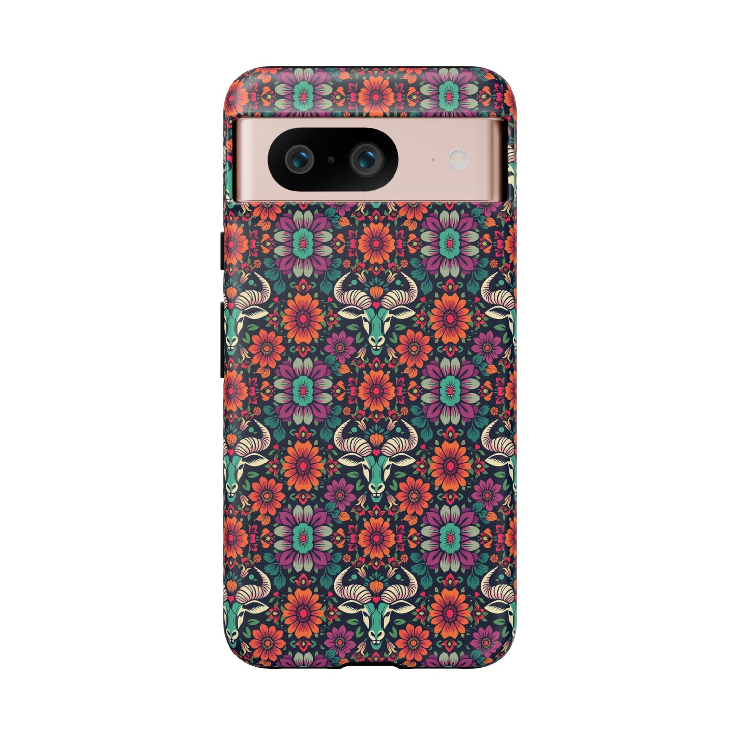 Tough Cases, Taurus, Zodiac v4, Flower Pattern