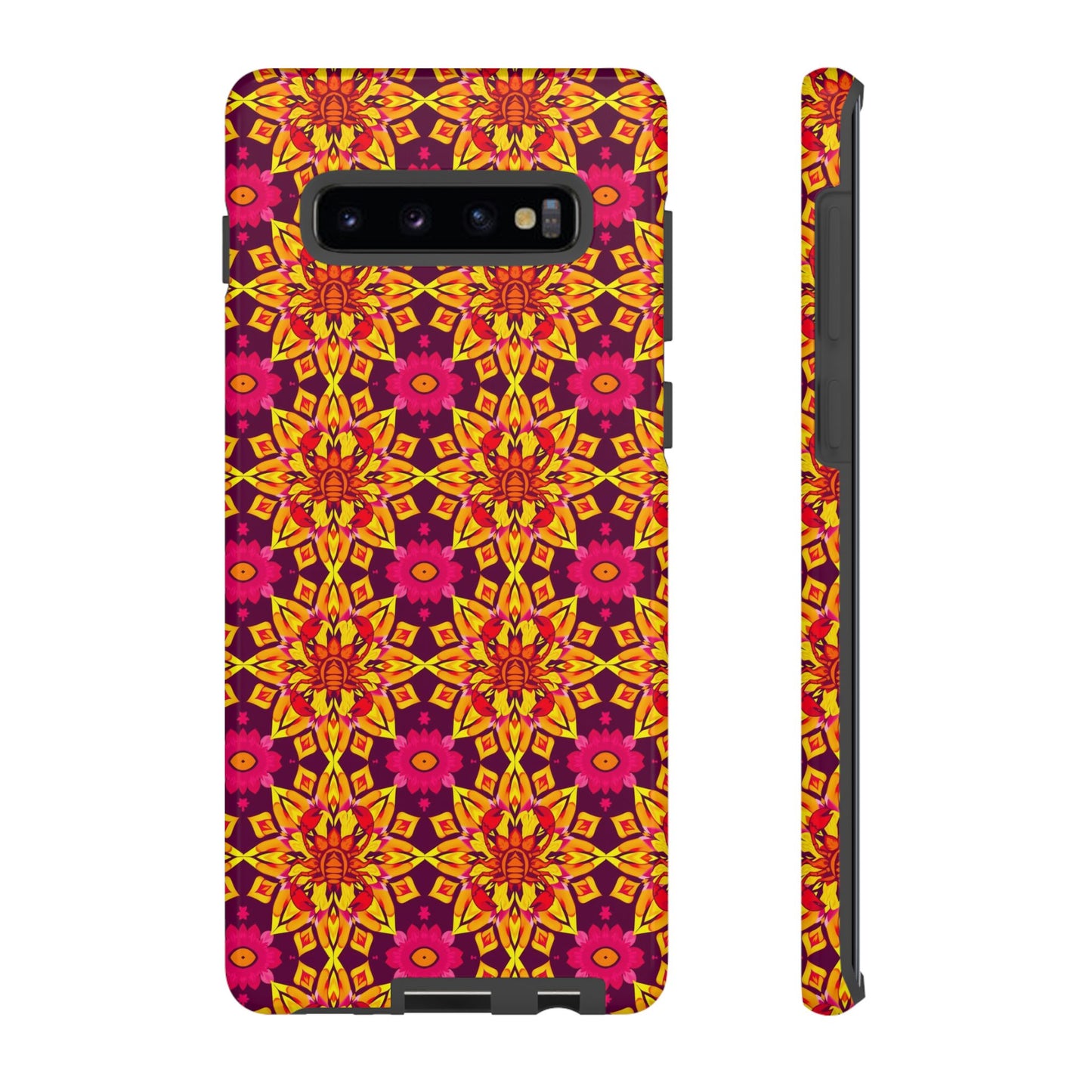 Tough Cases, Scorpio, Zodiac v1, Flower Pattern