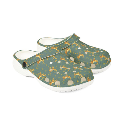 EVA Foam Rubber Shoes, (AOP), Capricorn, Zodiac v1, Pattern
