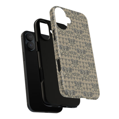 Tough Cases, Aries, Zodiac, Metal Pattern