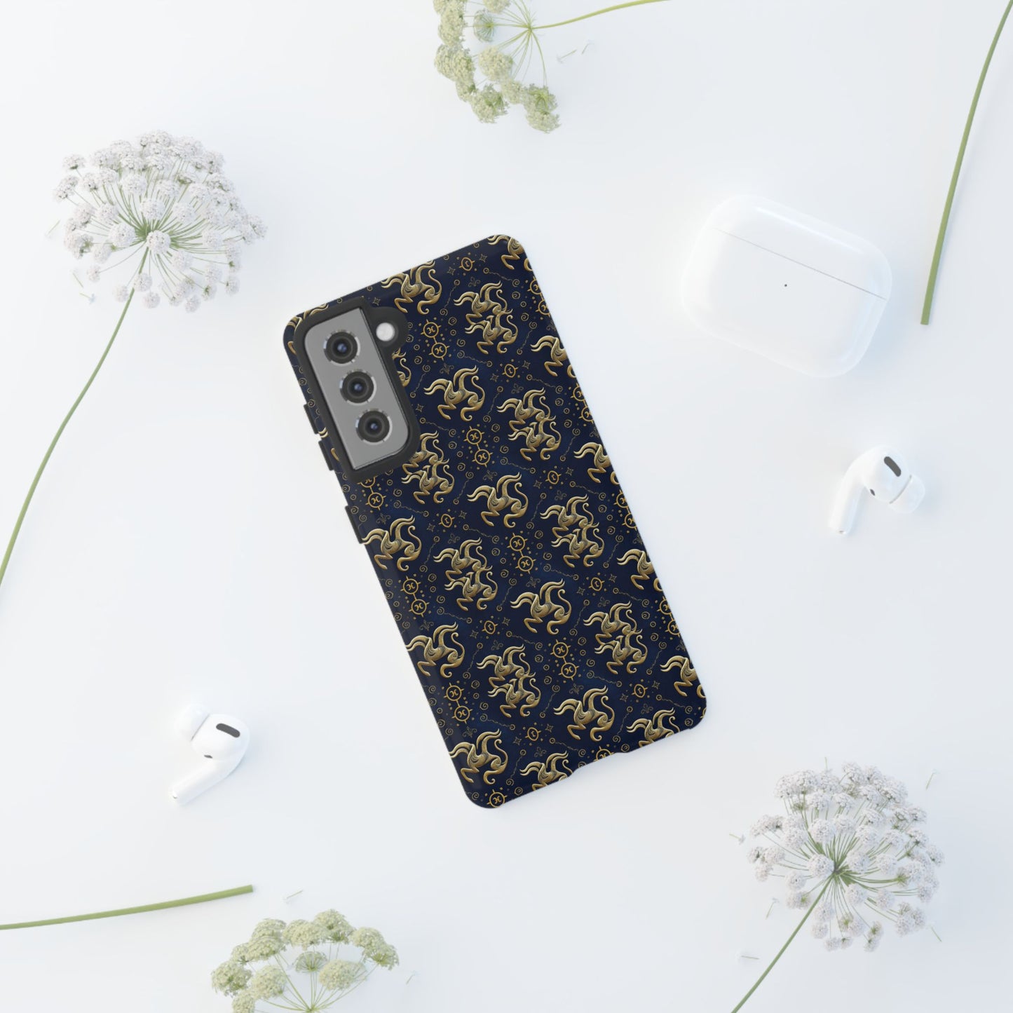 Tough Cases, Aquarius, Zodiac v2, Metal Pattern