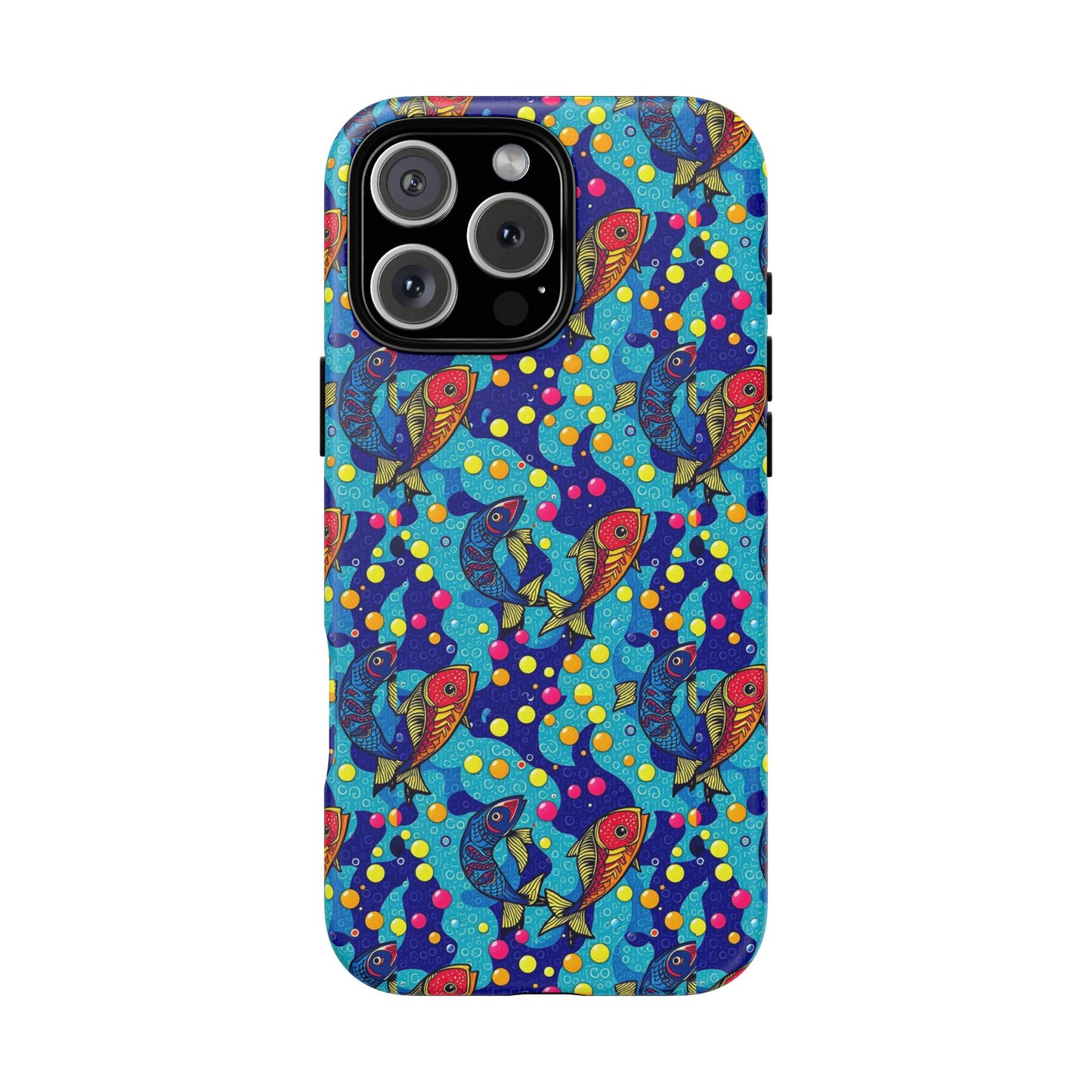Tough Cases, Pisces, Zodiac v2, Bubble Pattern