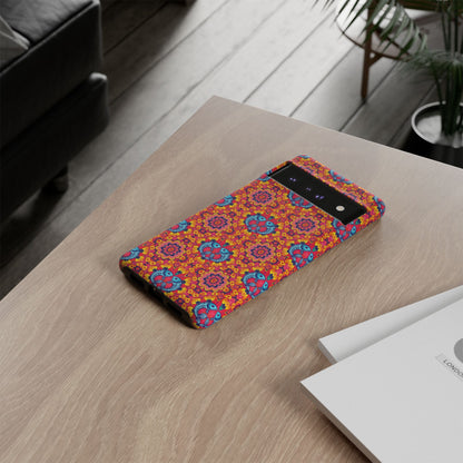 Tough Cases, Pisces, Zodiac v1, Flower Pattern