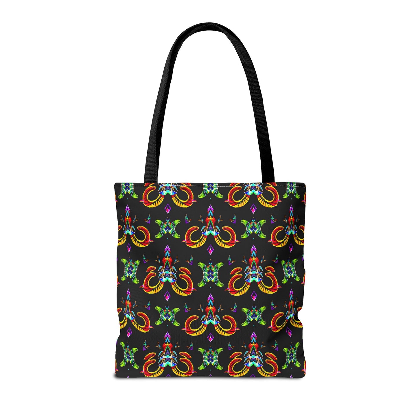 Tote Bag (AOP), Aries, Zodiac, Jewel Pattern