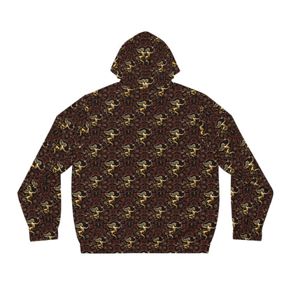 Full-Zip Hoodie (AOP), Sagittarius, Zodiac, Pattern