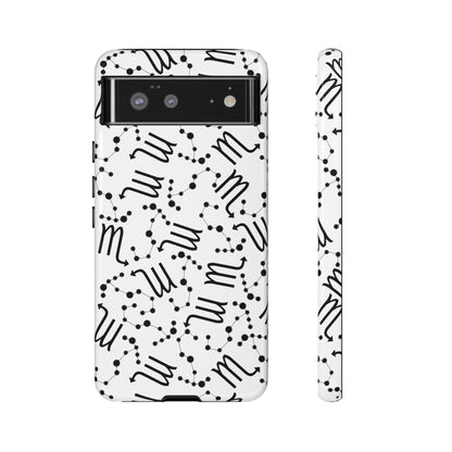 Tough Cases with the Scorpio Zodiac sign for iPhone, Samsung Galaxy, and Google Pixel devices