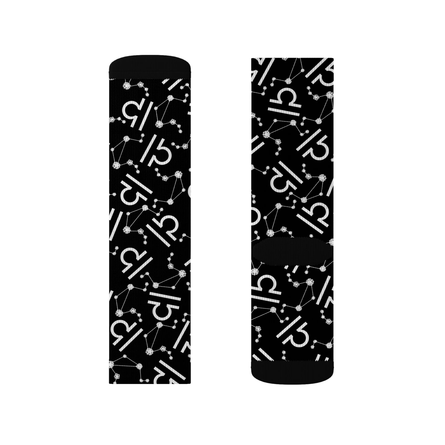 Zodiac Sublimation Socks Libra Zodiac sign
