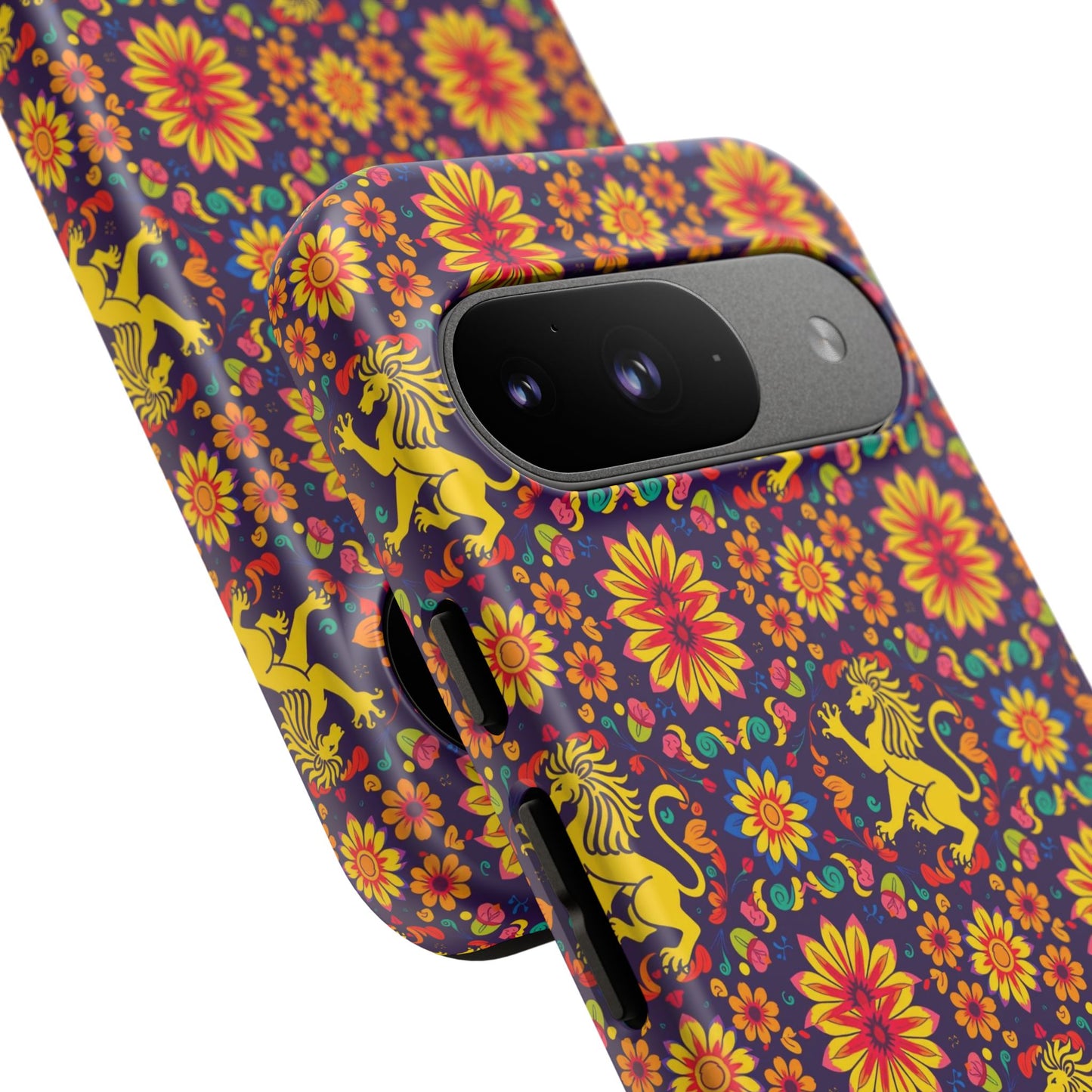 Tough Cases, Leo, Zodiac, Flower Pattern