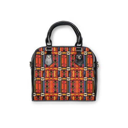 Shoulder Handbag, Virgo, Zodiac v2, Shapes Pattern