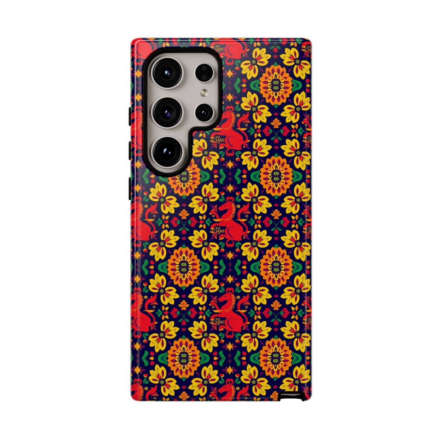 Tough Cases, Virgo, Zodiac v2, Flower Pattern