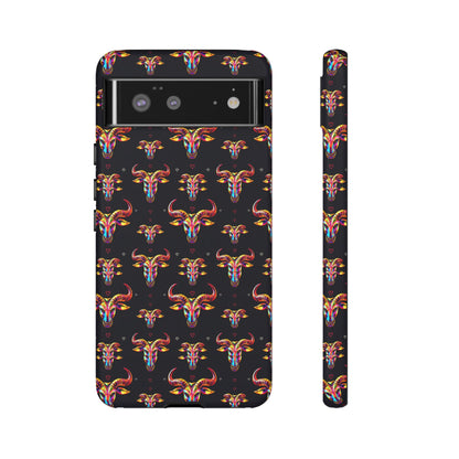 Tough Cases, Taurus, Zodiac, Metal Pattern