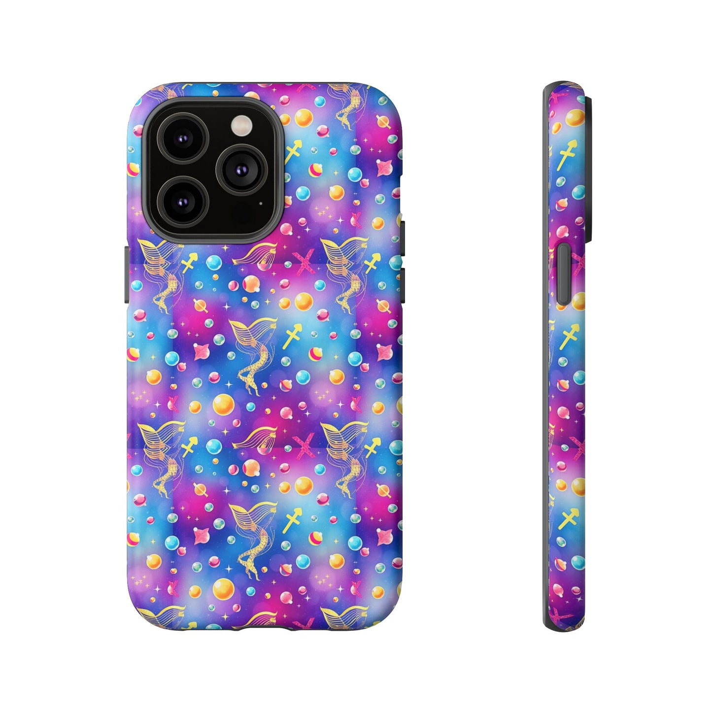 Tough Cases, Sagittarius, Zodiac v3, Bubble Pattern