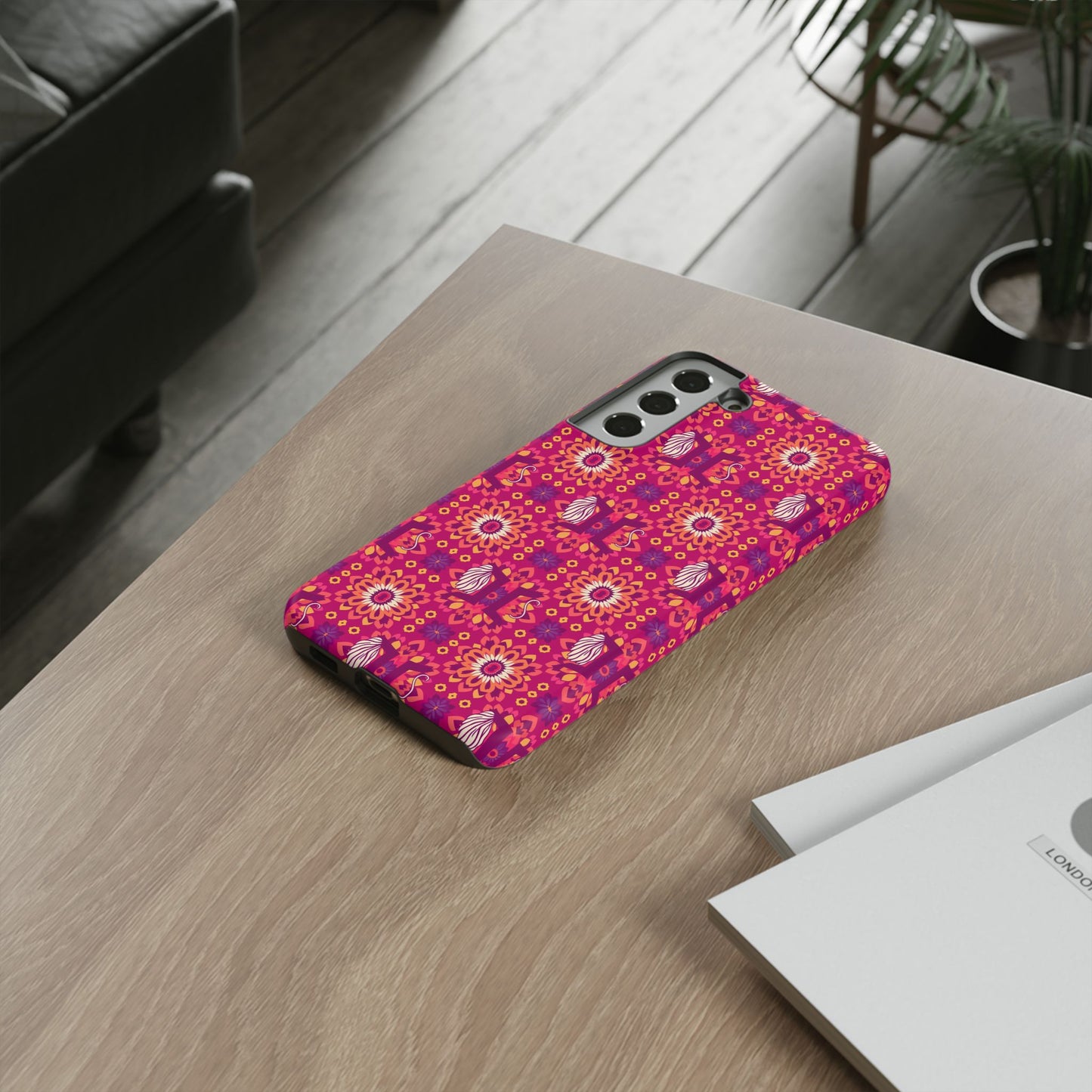 Tough Cases, Gemini, Zodiac v1, Flower Pattern