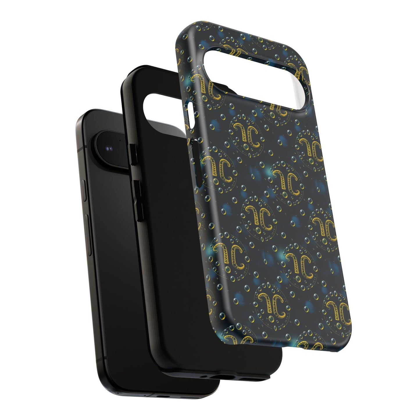 Tough Cases, Aquarius, Zodiac v2, Bubble Pattern