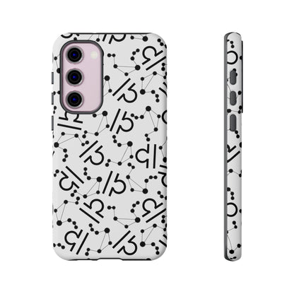 Tough Cases with the Libra Zodiac sign for iPhone, Samsung Galaxy, and Google Pixel devices