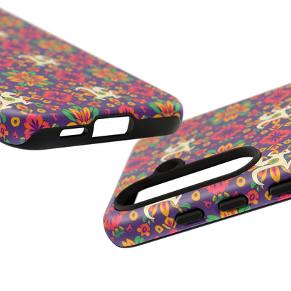 Tough Cases, Aquarius, Zodiac v1, Flower Pattern