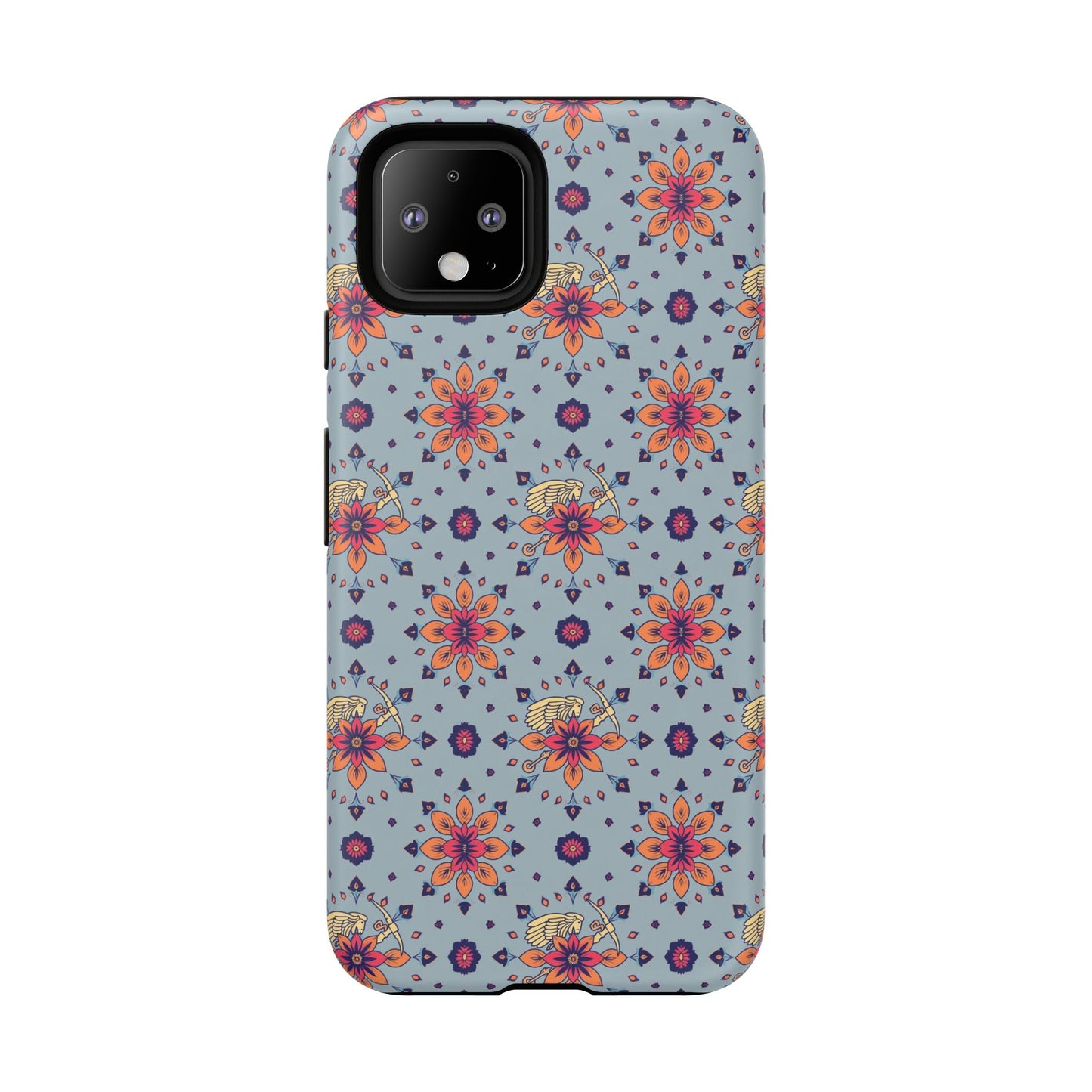 Tough Cases, Sagittarius, Zodiac v3, Flower Pattern
