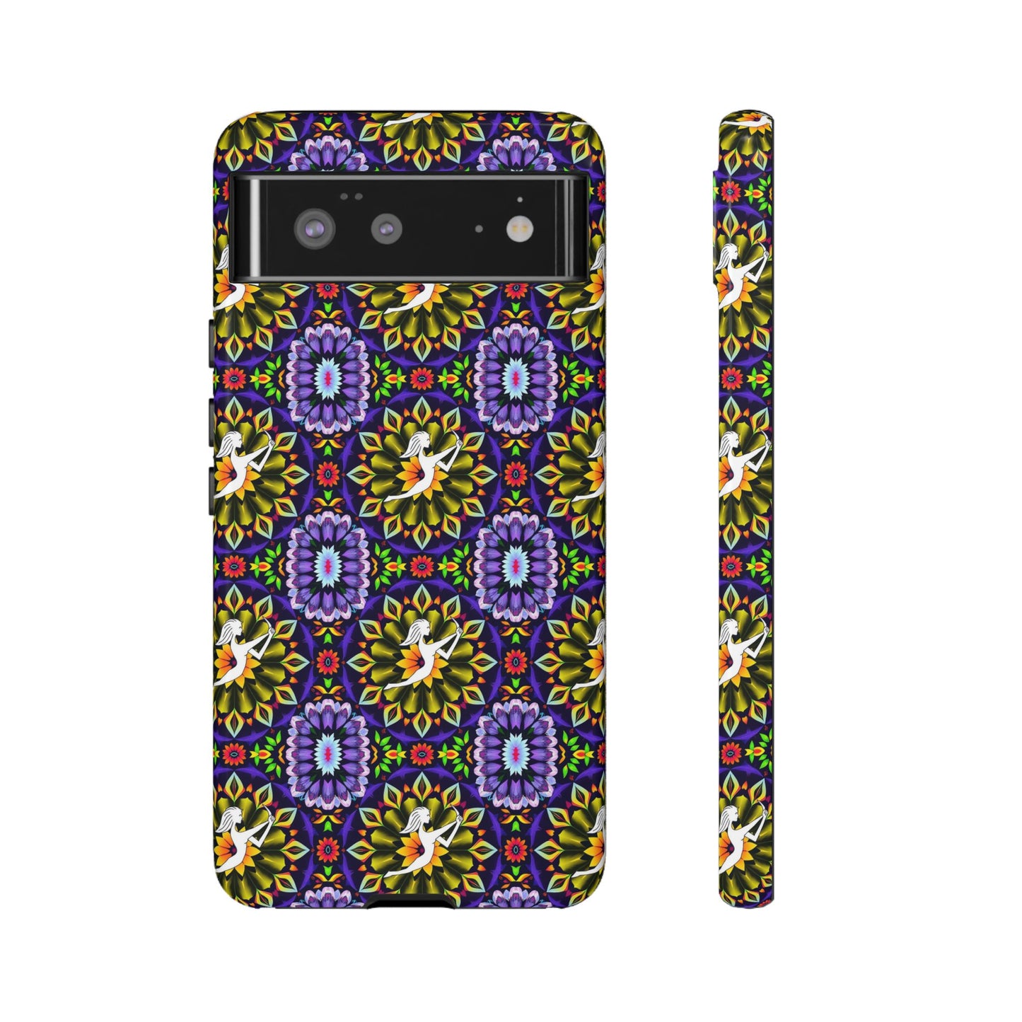 Tough Cases, Sagittarius, Zodiac v1, Flower Pattern