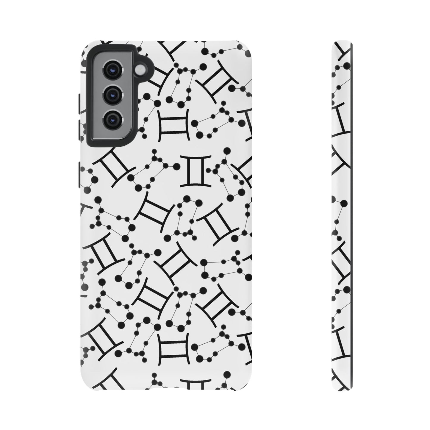 Tough Cases with the Gemini Zodiac sign for iPhone, Samsung Galaxy, and Google Pixel devices
