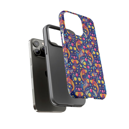 Tough Cases, Pisces, Zodiac, Bubble Pattern