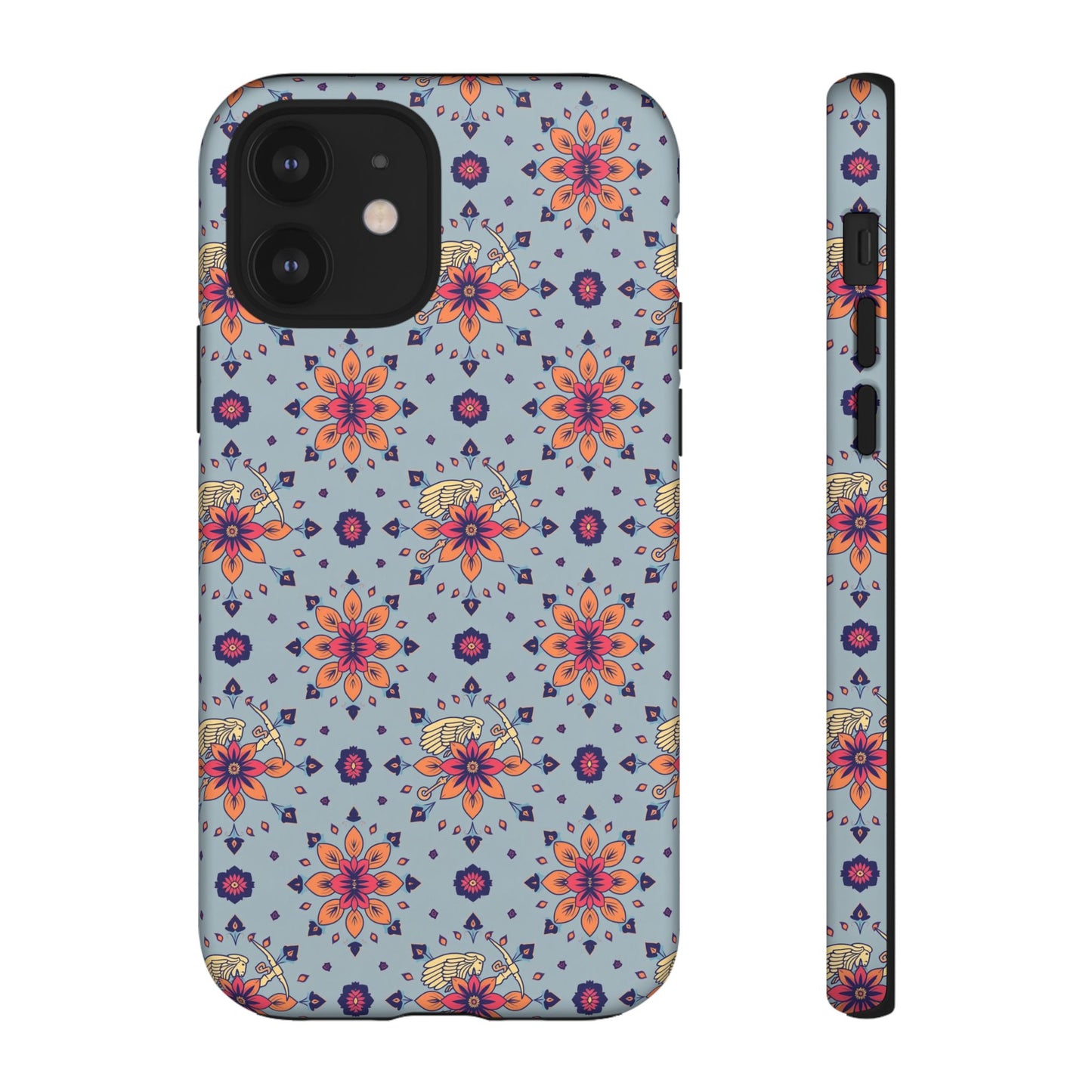 Tough Cases, Sagittarius, Zodiac v3, Flower Pattern