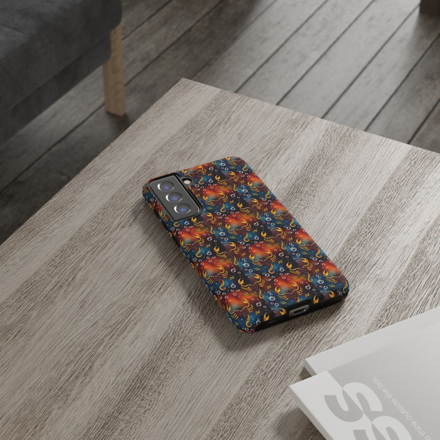 Tough Cases, Scorpio, Zodiac v2, Bubble Pattern