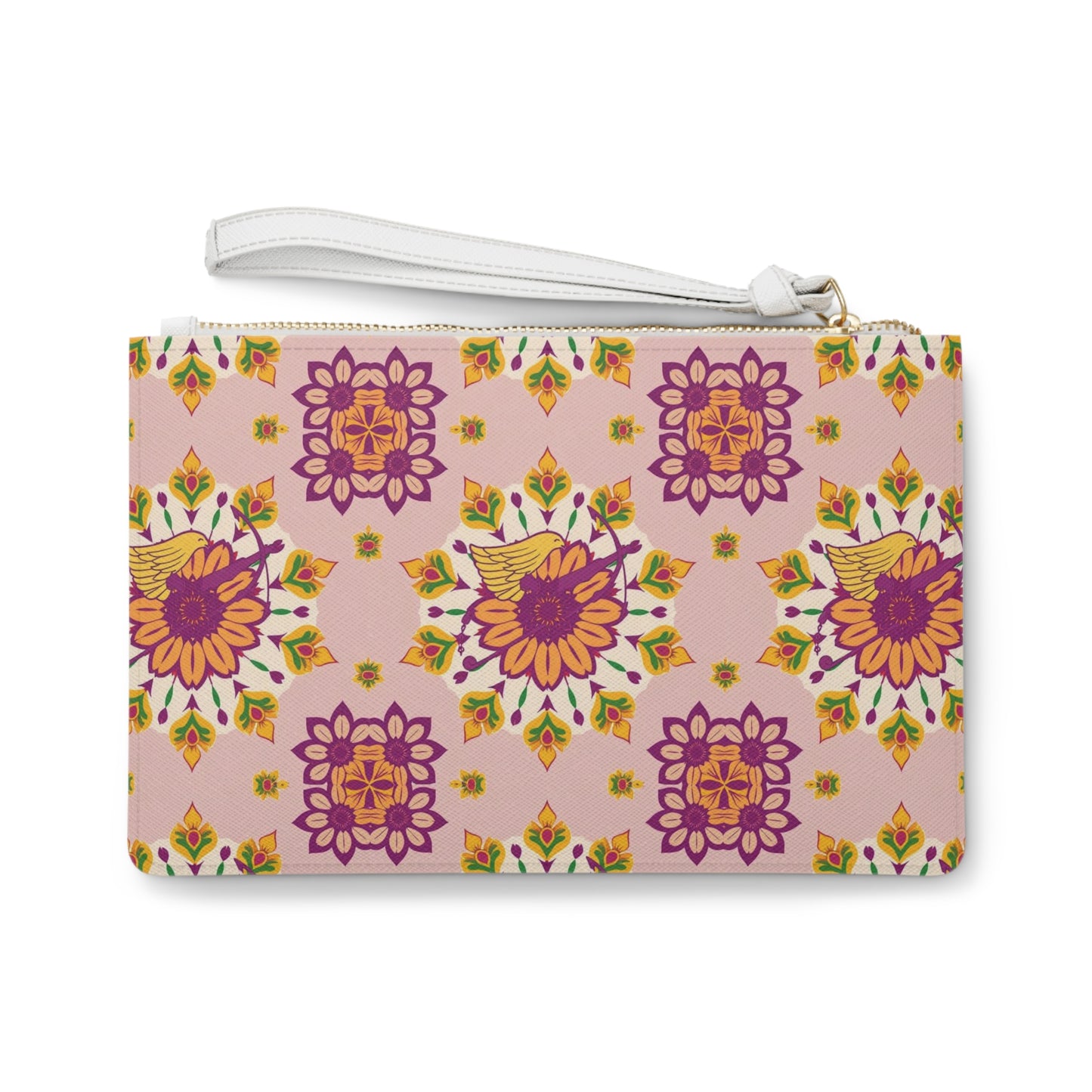 Clutch Bag, Sagittarius, Zodiac, Flower Pattern