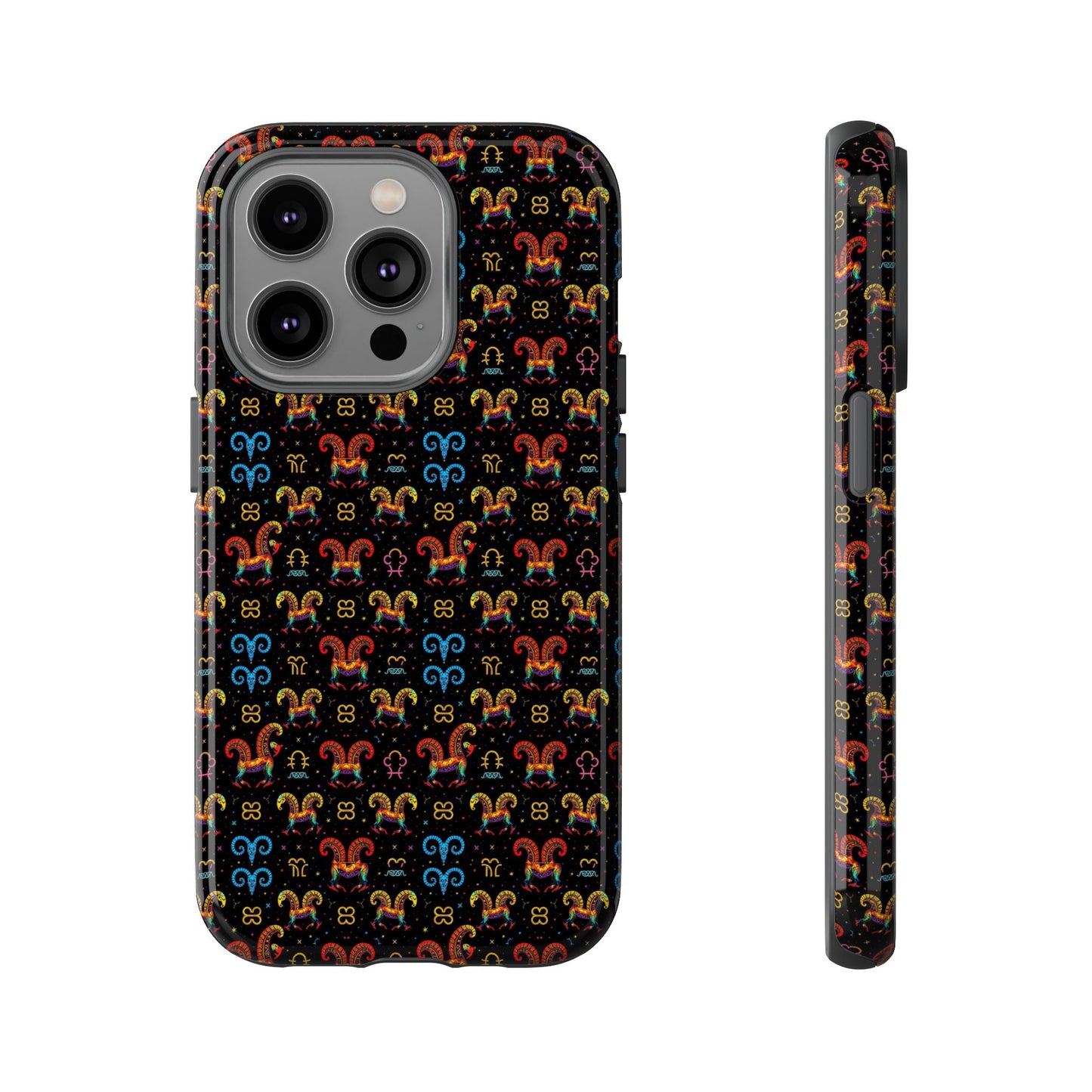 Tough Cases, Aries, Zodiac v1, Metal Pattern